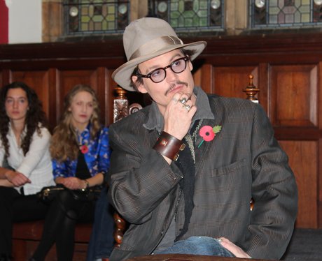 Johnny Depp at the Oxford Union