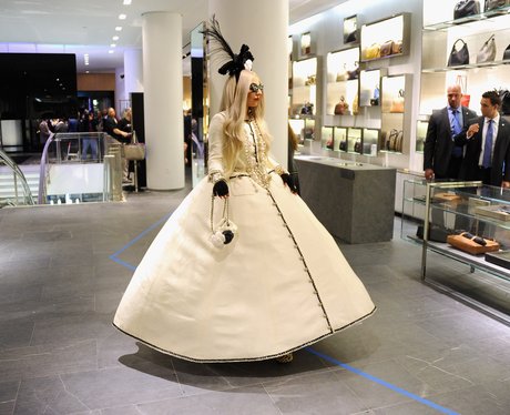 Lady Gaga's Workshop At Barney'ss