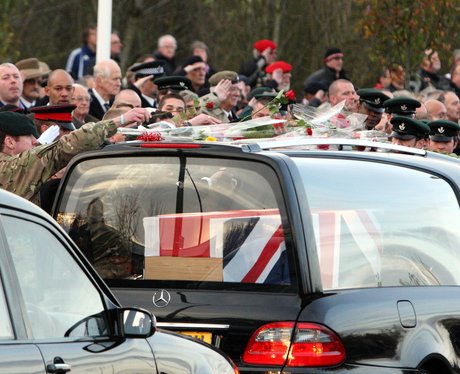 The bodies of four servicemen flown back to UK