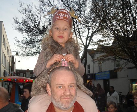 We turn the Christmas Lights on in Gillingham!