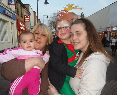 We turn the Christmas Lights on in Gillingham!