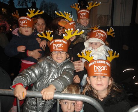 We turn the Christmas Lights on in Gillingham!