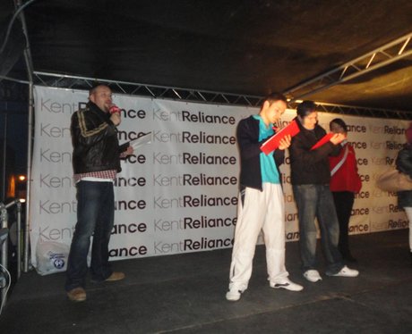 We turn the Christmas Lights on in Gillingham!