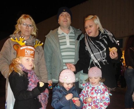 We turn the Christmas Lights on in Gillingham!