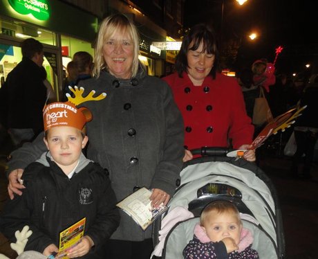 We turn the Christmas Lights on in Gillingham!