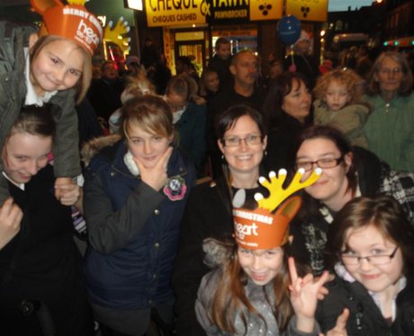 We turn the Christmas Lights on in Gillingham!
