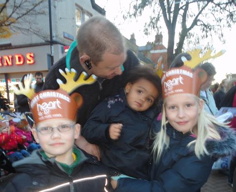 We turn the Christmas Lights on in Gillingham!