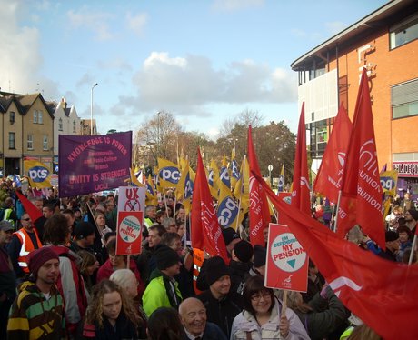 Hundreds marched through Bournemouth