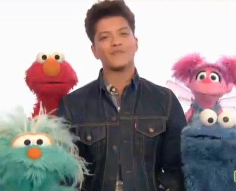 bruno mars on sesame street