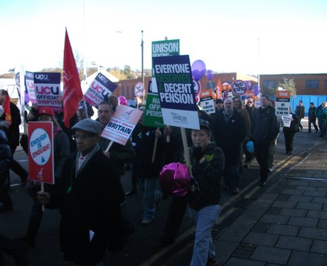 Public Sector Strike Luton March