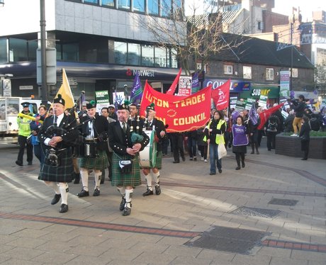 Public Sector Strike Luton March