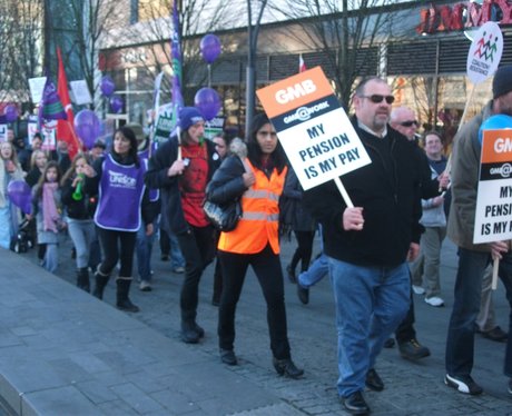 Public Sector Strike Luton March