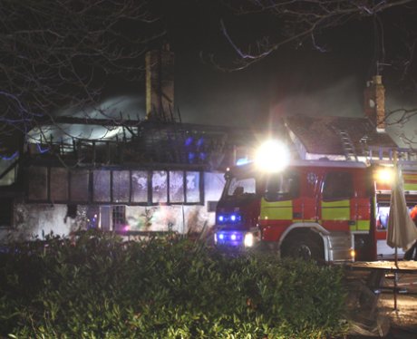 Fire at The Swan Inn, Milton Keynes Village