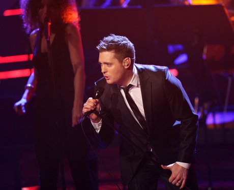 Michael Buble performs for X Factor