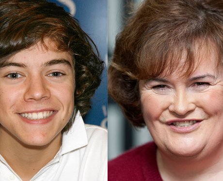 Harry Styles and Susan Boyle