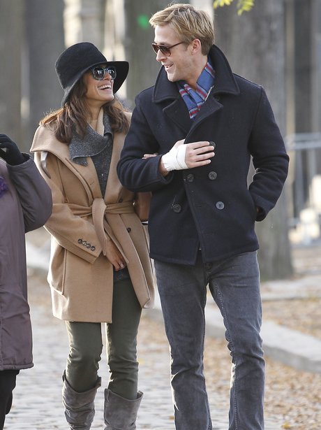 Ryan Gosling with Eva Mendes