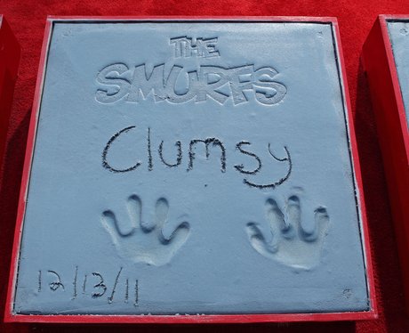 The Smurfs Hand and Footprint Ceremony