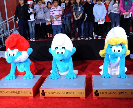 The Smurfs Hand and Footprint Ceremony