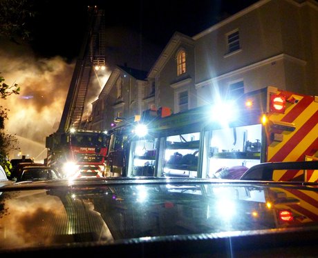 Fire crews tackle Torquay hotel fire