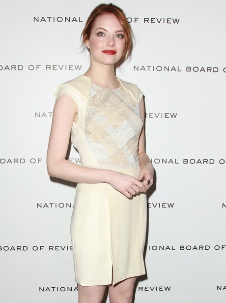 Emma Stone's red dress - Emma Stone's Fashion Highlights - Heart