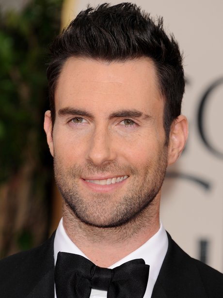 Adam Levine at the Golden Globes 2012