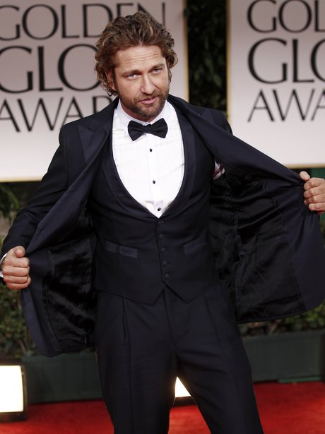 Gerard Butler at the Golden Globes