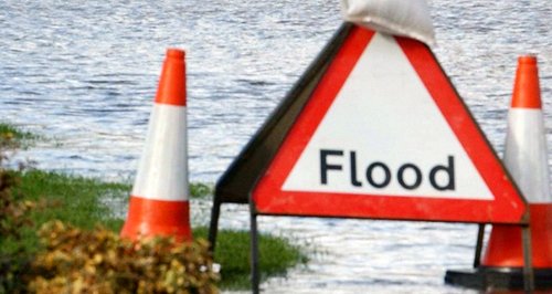 Flood sign 