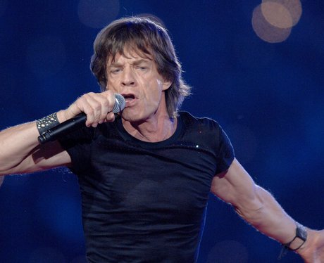 Mick Jagger singing