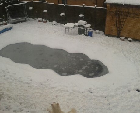 Frozen Swimming Pool, Northampton