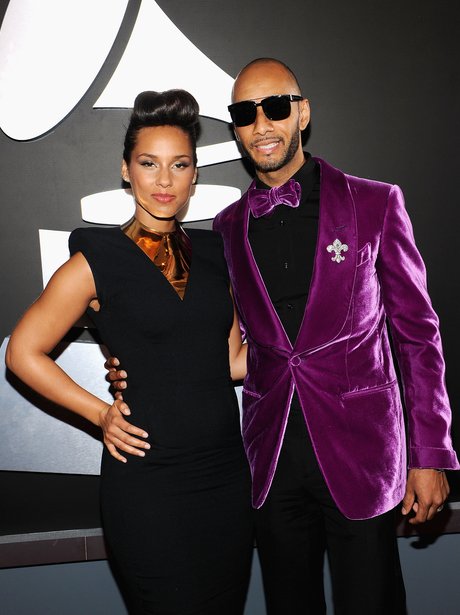 Alicia Keys and Swizz Beatz at the Grammy Awards 2