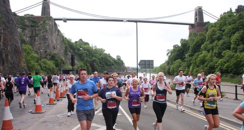 Bristol Half Marathon -Suspension Bridge
