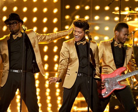 Bruno Mars performs at the 2012 Grammy Awards