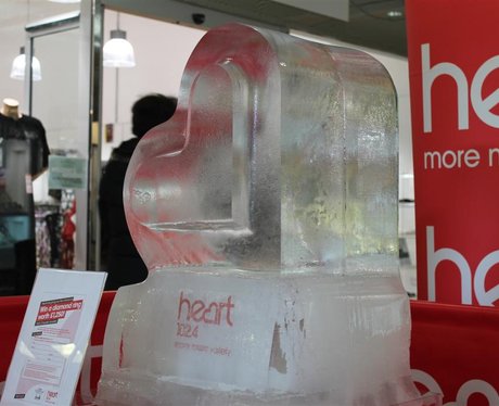melting ice sculpture