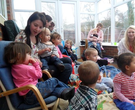 Matt visiting Sam the Childminder