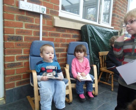 Matt visiting Sam the Childminder