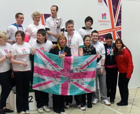 The Paralympic Sitting Volleyball event at the Gro