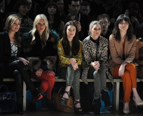 celebs at fashion week