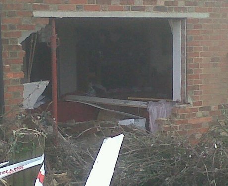 House hit by car near Winslow