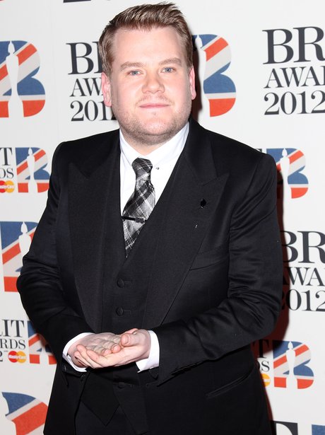 James Corden at the BRIT Awards 2012