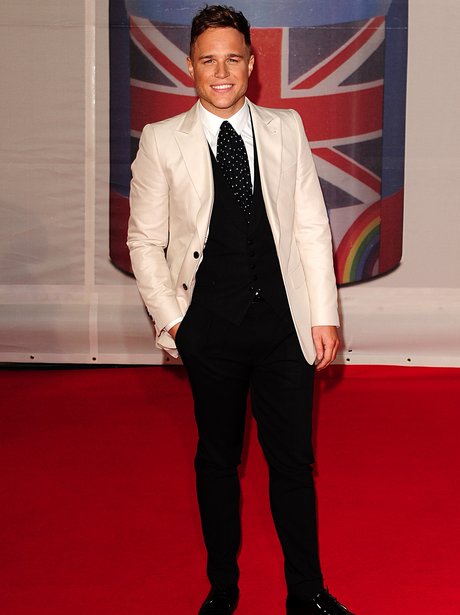Olly Murs arrives at the 2012 BRIT Awards