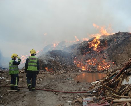 waste services fire