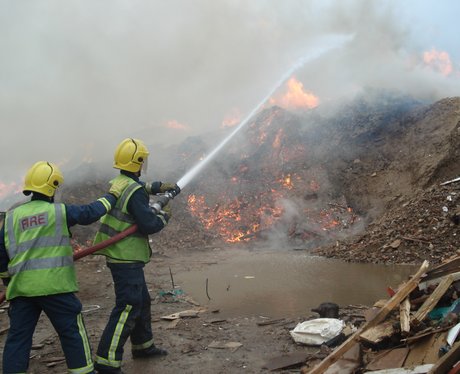 waste services fire