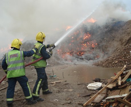 waste services fire