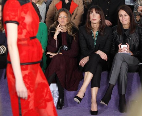 celebs at fashion week