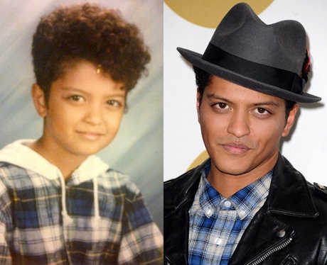 Bruno Mars baby picture