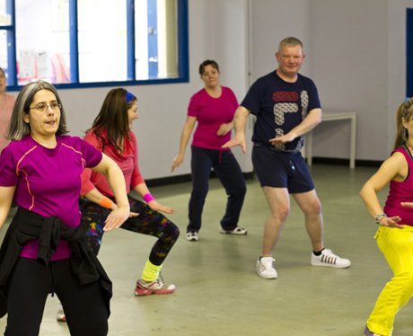 Heart Hijacks Carly's Zumba class at the Dale Barr