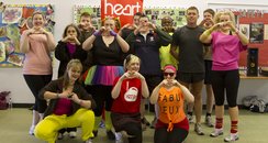 Heart Hijacks Carly's Zumba class at the Dale Barr