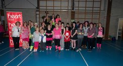 Heart hijacks Zumba with Helen's class in Wrexham