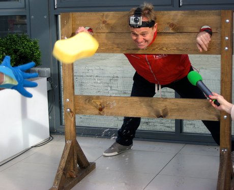 Jason getting sponged