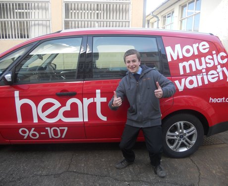 Heart's Mobile Studio Tour arrives at Ysgol Gyfun